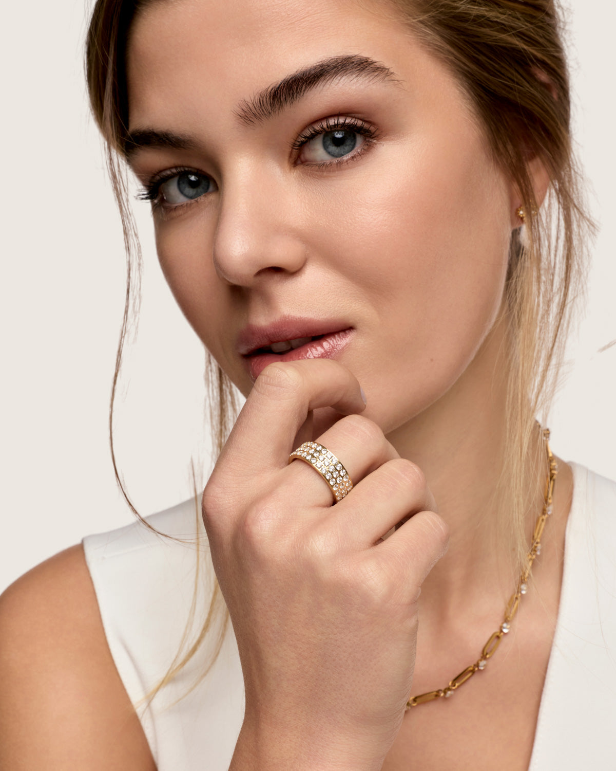 Monaco 18K Gold-Plated Ring