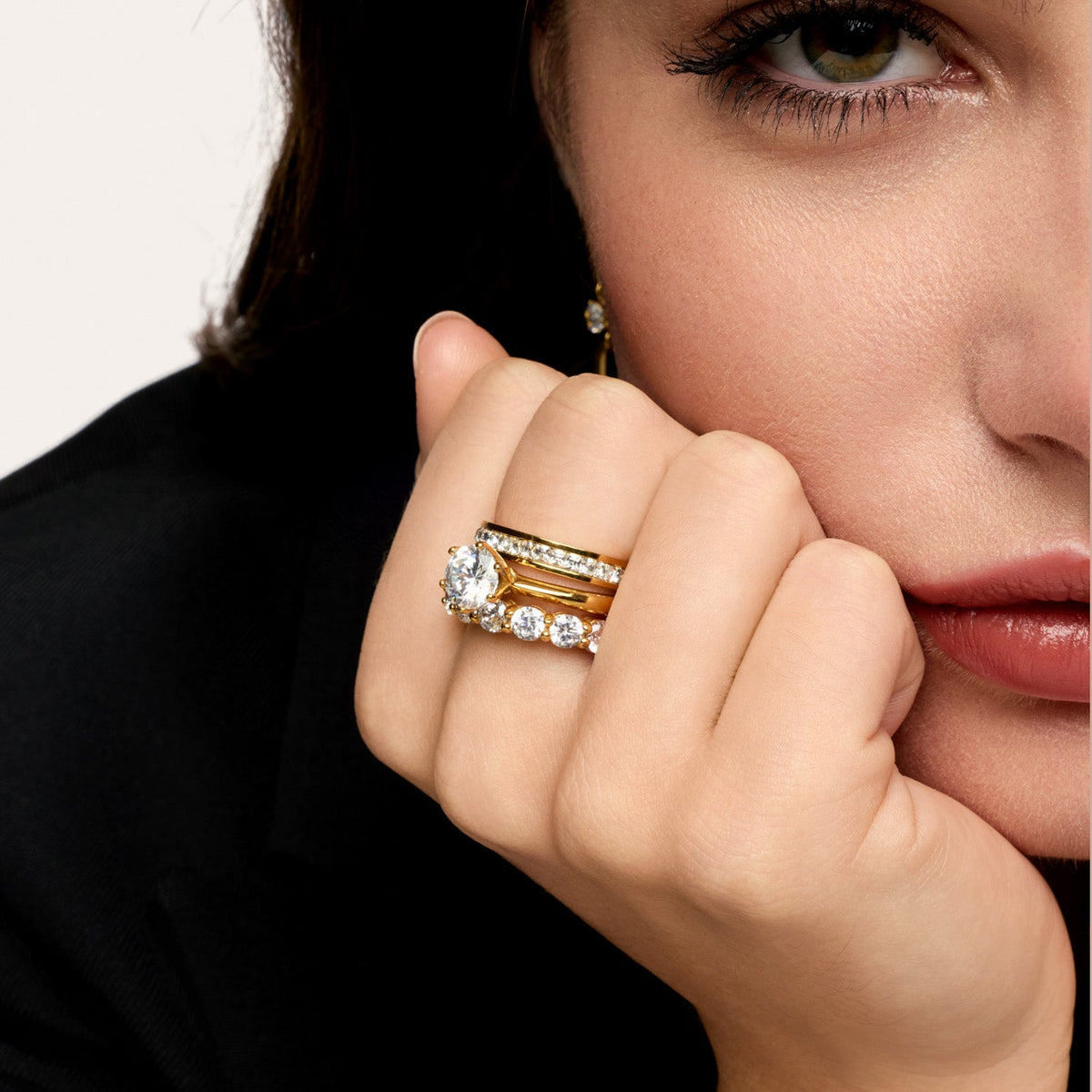 Riviera Classic 18K Gold-Plated Ring