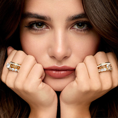 Riviera Classic 18K Gold-Plated Ring