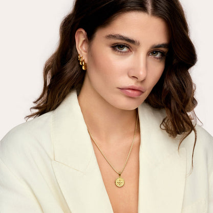 12mm London 18K Gold-Plated Hoop Earrings