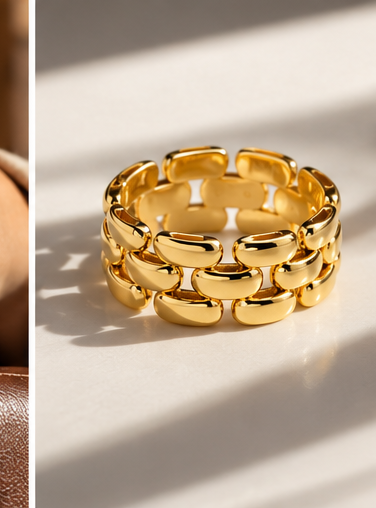 Aurelia Chain Ring