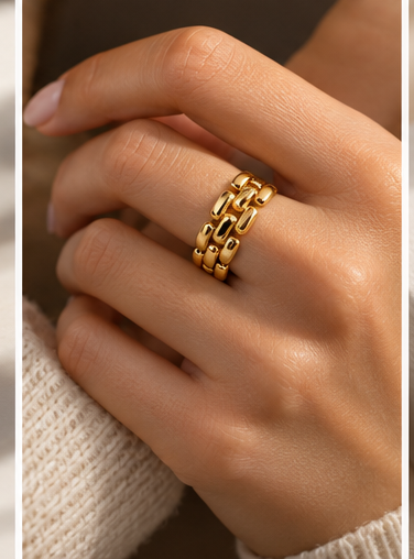 Aurelia Chain Ring
